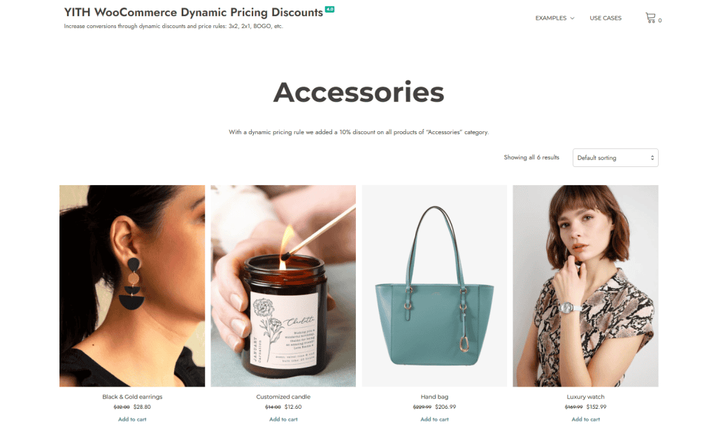 Sconto Categoria Yith Woocommerce Dynamic Pricing Demo