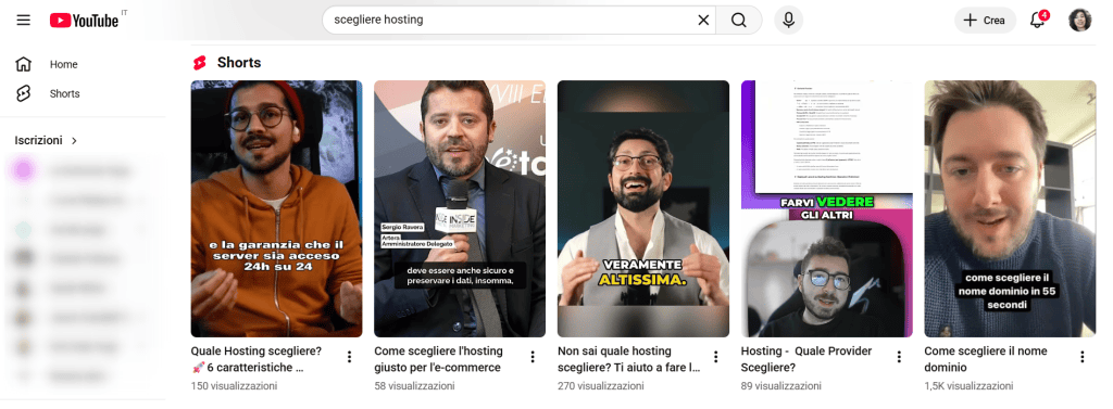 Youtube Shorts Hosting
