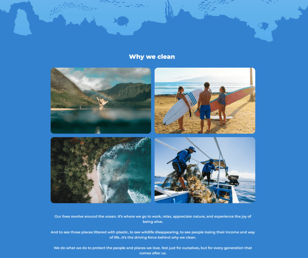 4ocean Pagina About Motivazione