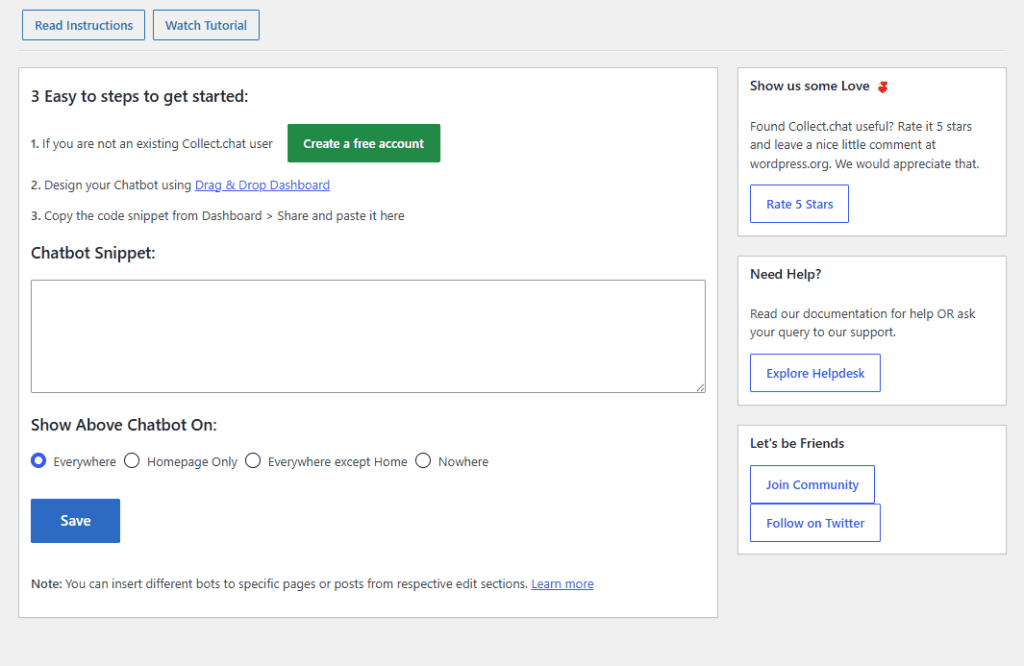 Chatbot For WordPress By Collect Chat