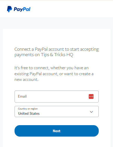 Collegamento Paypal WordPress