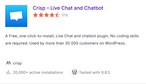 Crisp Plugin Chatbot