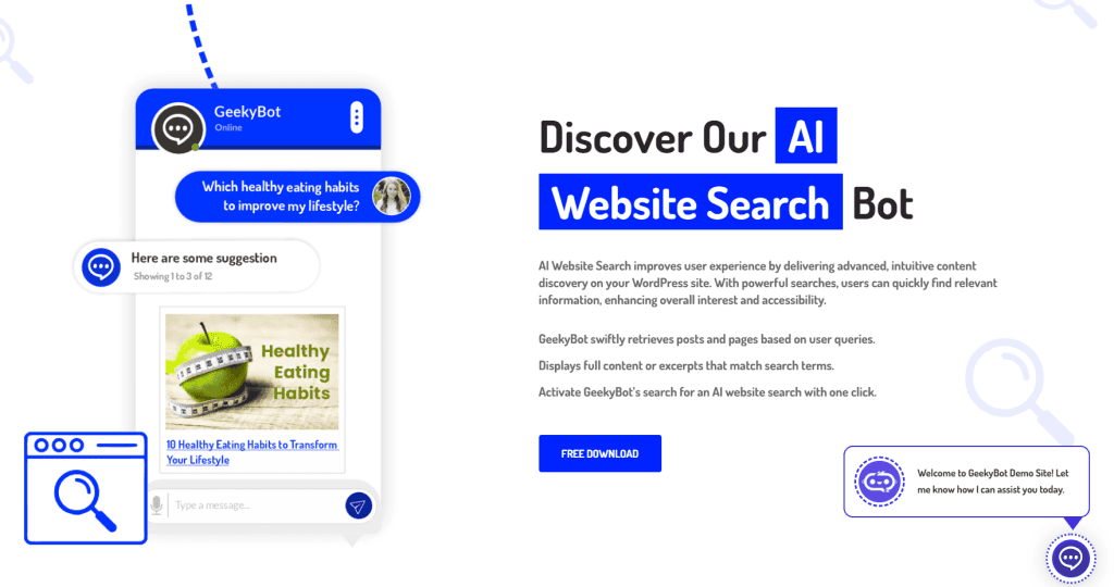 Geekybot Ricerca Ai