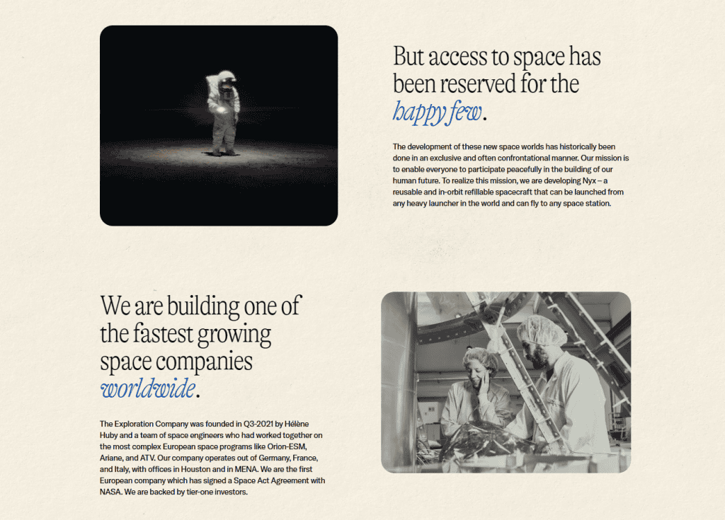 Pagina Chi Siamo Exploration Company Storia