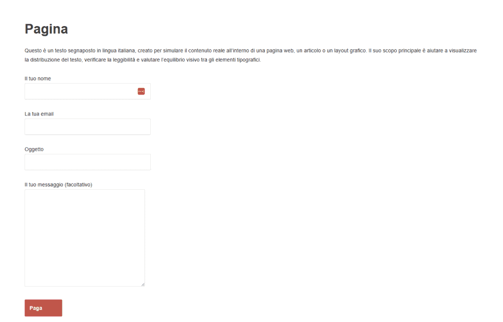 Pagina Modulo Paypal Contact Form 7