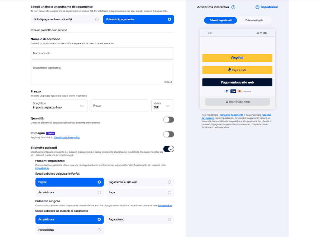 Pulsanti Di Pagamento Paypal