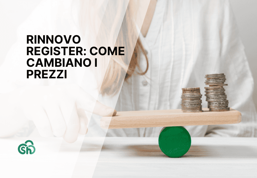 Rinnovo Register: prezzi di hosting e dominio