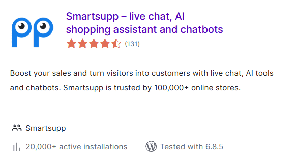 Smartsupp Chatbot WordPress