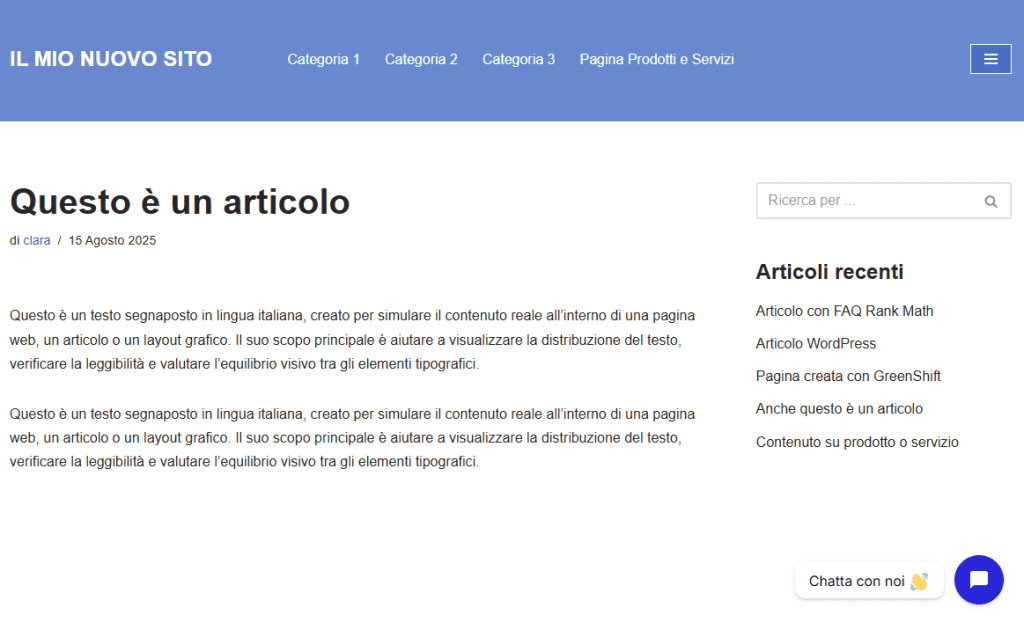 Tidio Chatbot Pagina