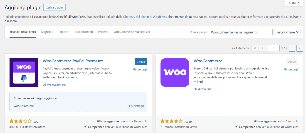 Woocommerce Paypal Payments Attivare