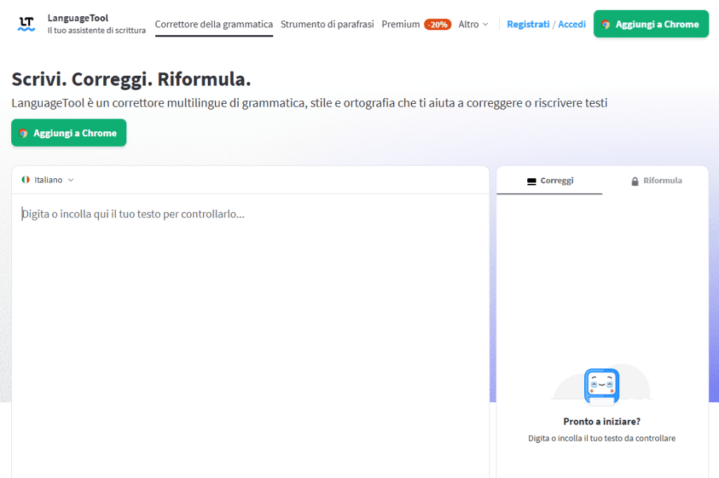 Language Tool Correttore Grammaticale