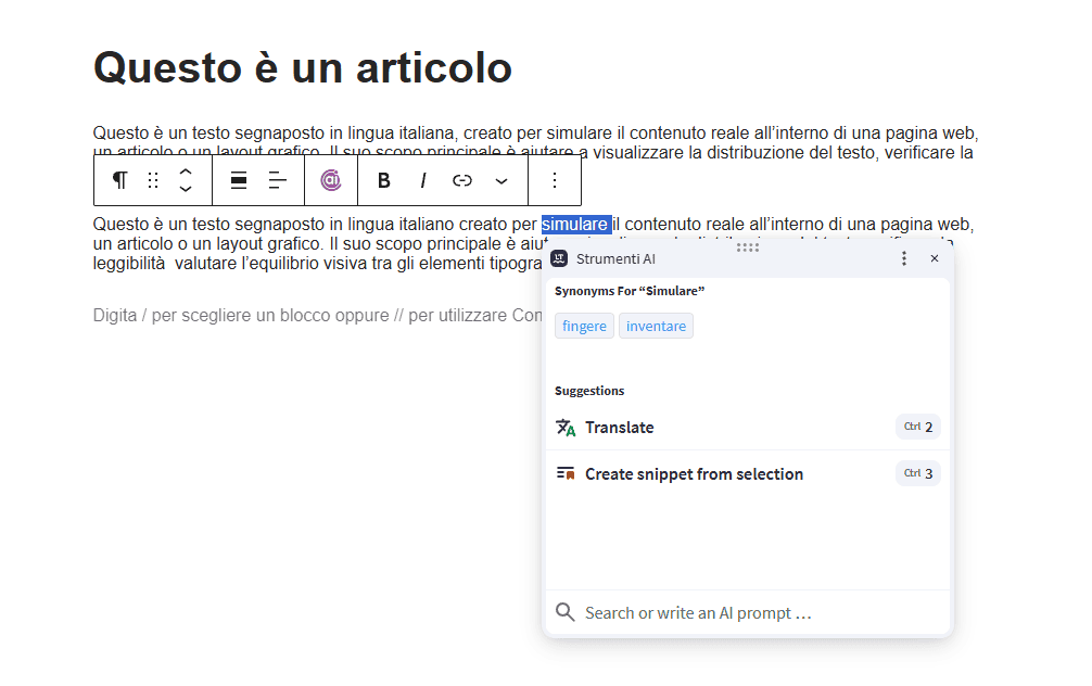 Language Tool Sinonimi Ai