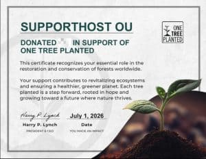 2026 07 One Tree Planted Certificate