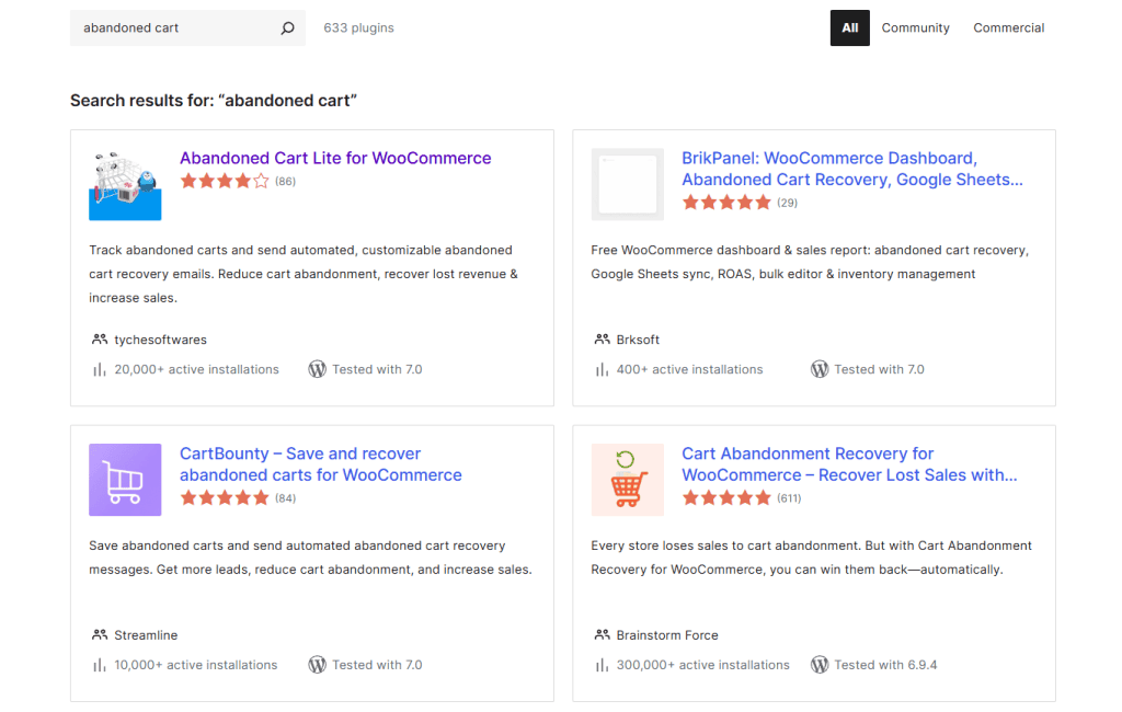 Plugin Carrelli Abbandonati Woocommerce