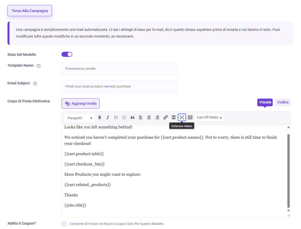 Template Mail Cartlift