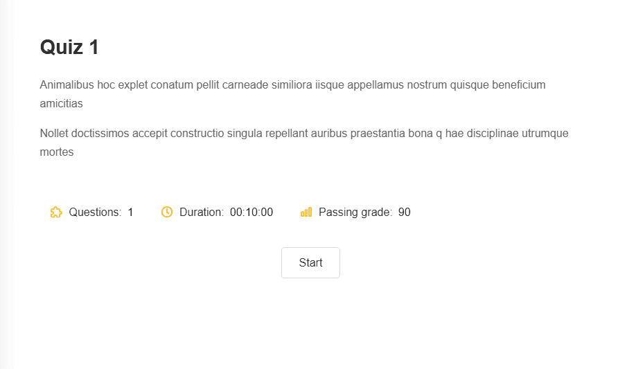 Learnpress Builder Quiz