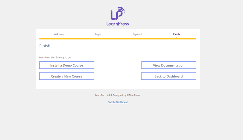 Learnpress Procedura Guidata