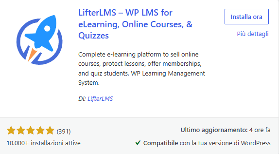 Lifterlms Plugin WordPress