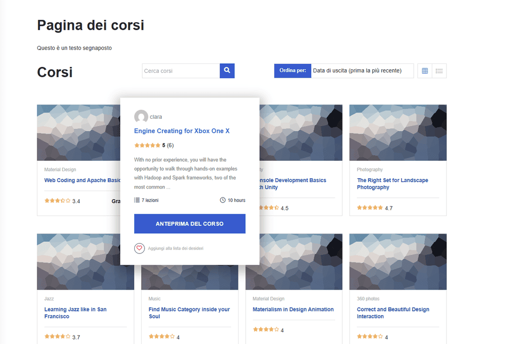 Masterstudy Lms Catalogo Corsi