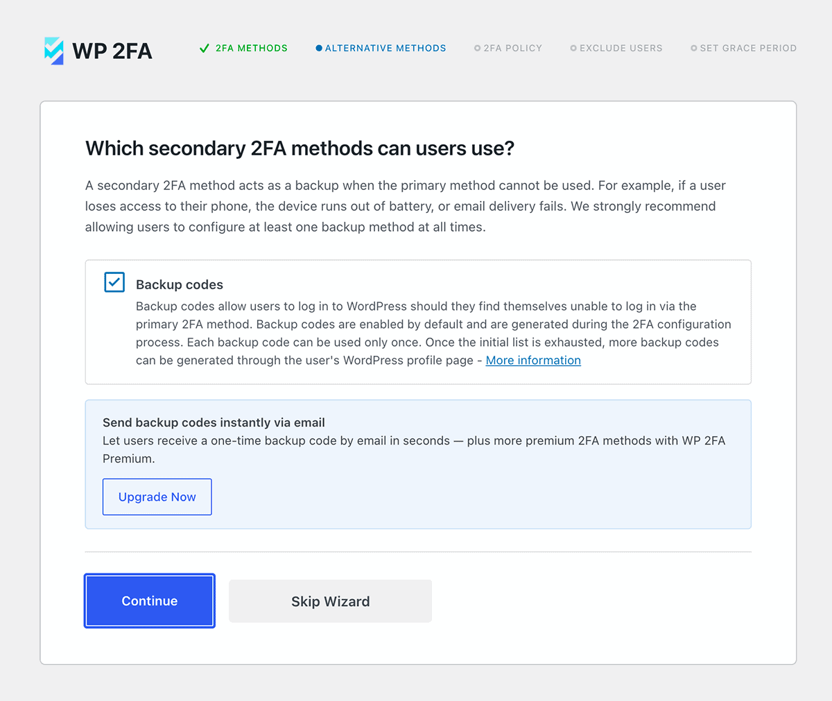 Wp 2fa Metodi Autenticazione Alternativi