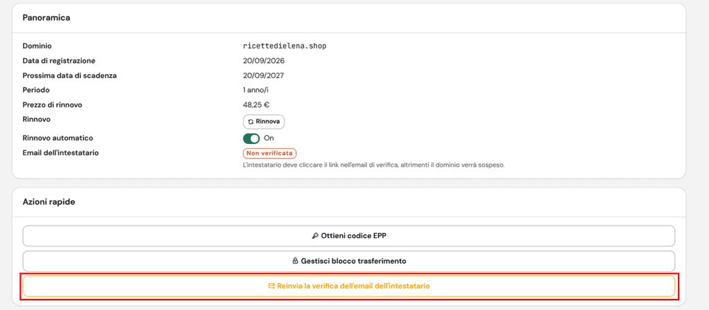 Supporthost Portal Reinvia Email Verifica Dominio