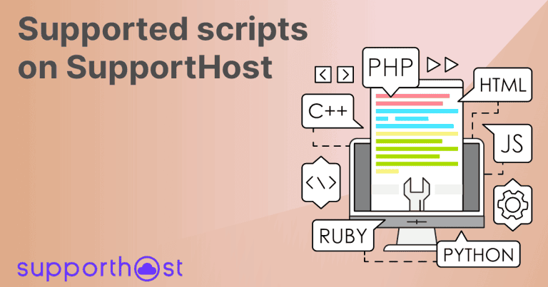 Supported scripts on SupportHost - SupportHost