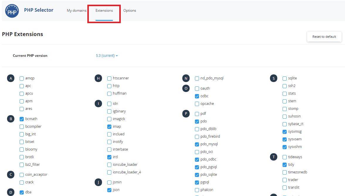 How to change the PHP version - SupportHost