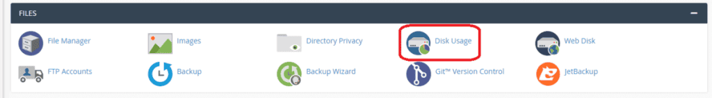 Cpanel Disk Usage
