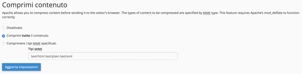 Enable Gzip Compression