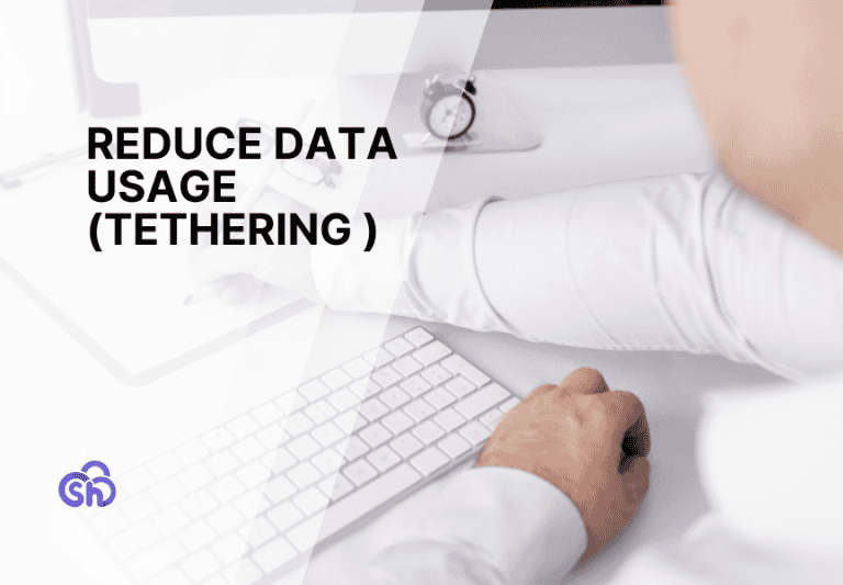 How to reduce data usage while tethering