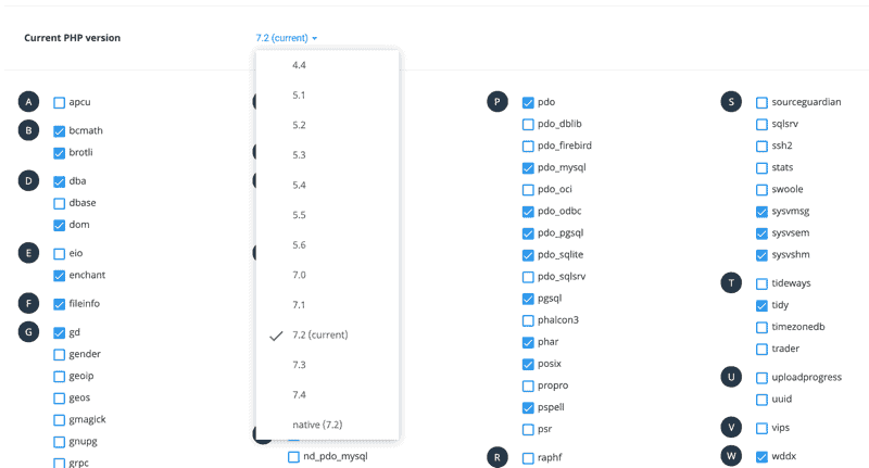 Use Latest Php Version