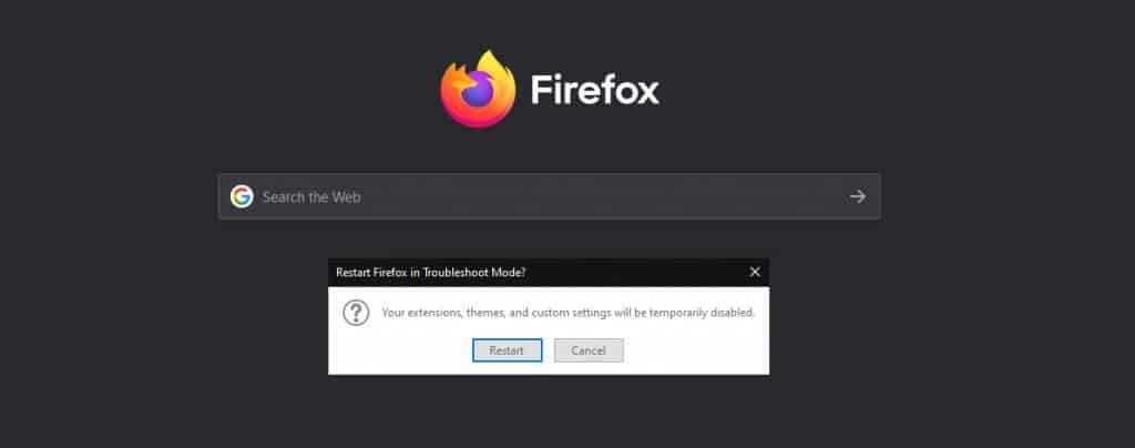 502 Bad Gateway Restart Firefox Without Addons