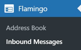 Contact Form Flamingo Sidebar