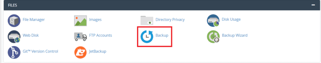 Cpanel Backup