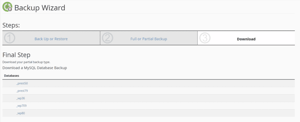 Download Mysql Database Backup