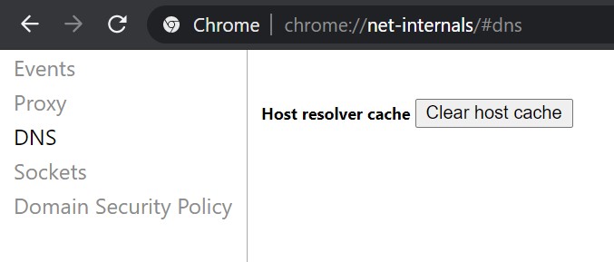 Empty Chrome Cache