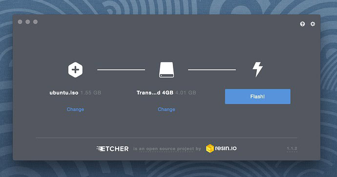 Etcher Configuration