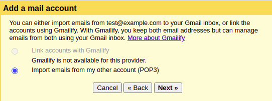 Gmail Pop3