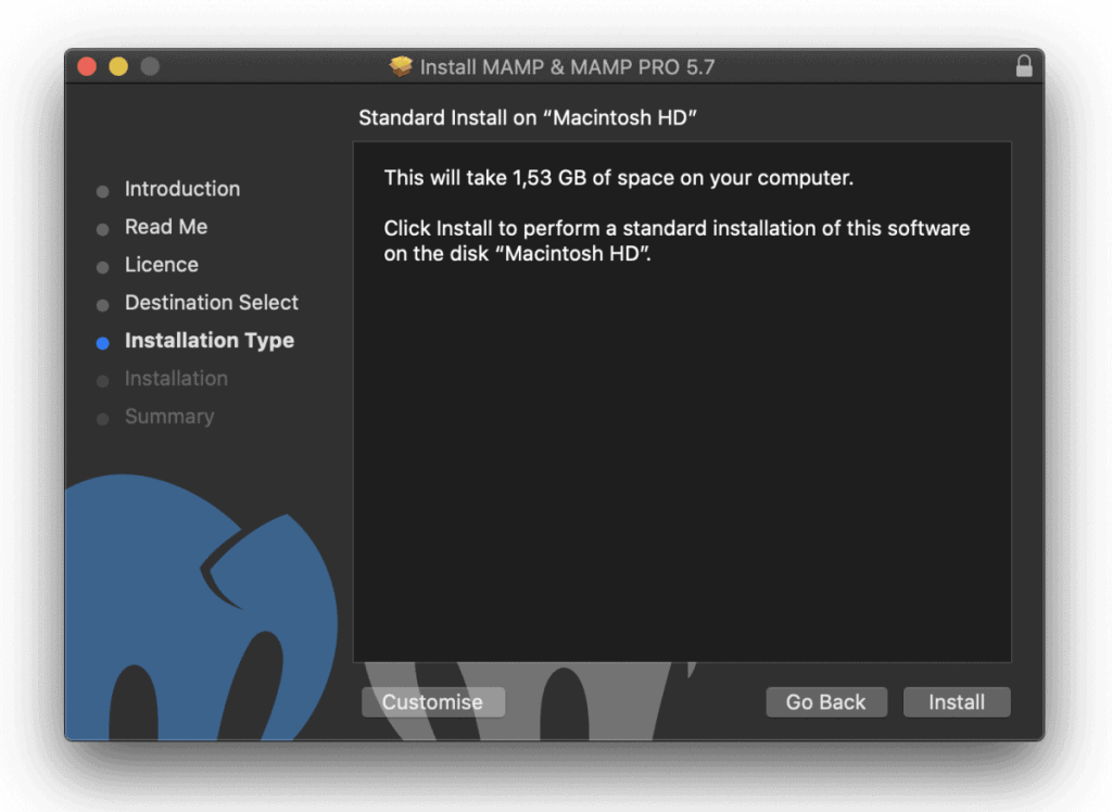 Install Mamp On Mac Space Requirements