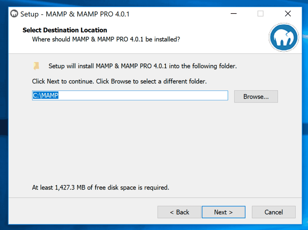 configuring mamp for windows 10