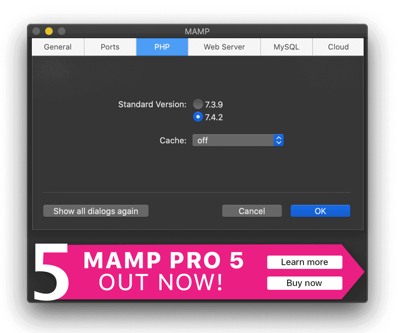 Mamp Php Preference