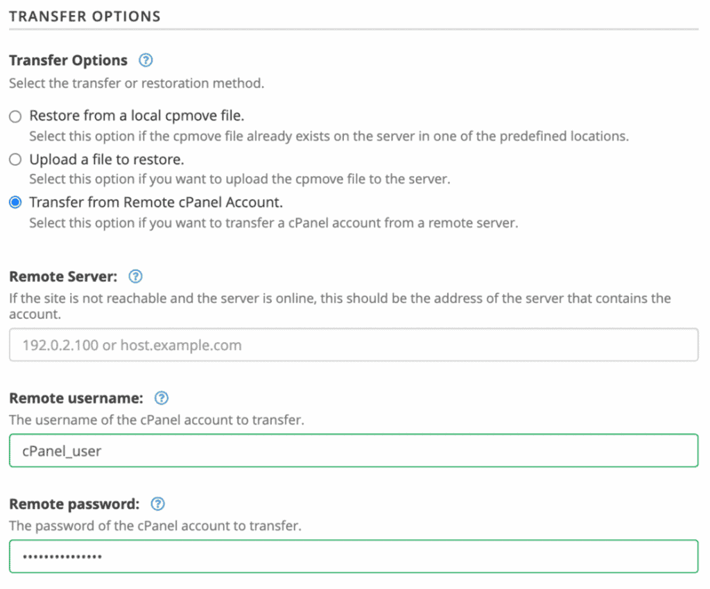 Migrate WordPress Transfer From Remote