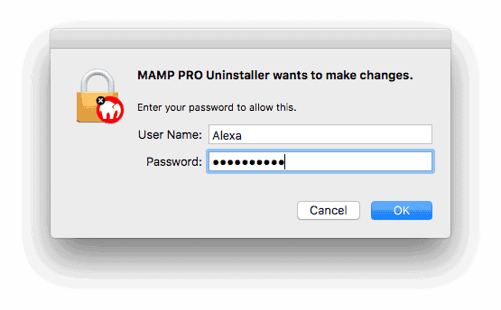 uninstall mamp mac