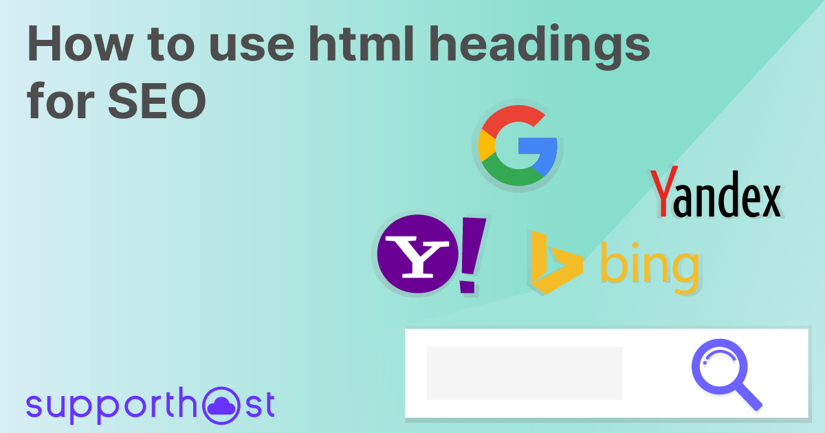 How to use html headings for SEO