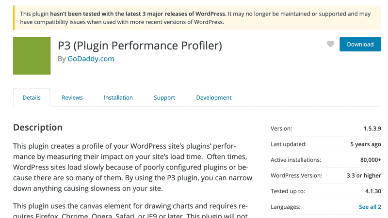 Plugins Slow Down WordPress P3 Performance Profiler