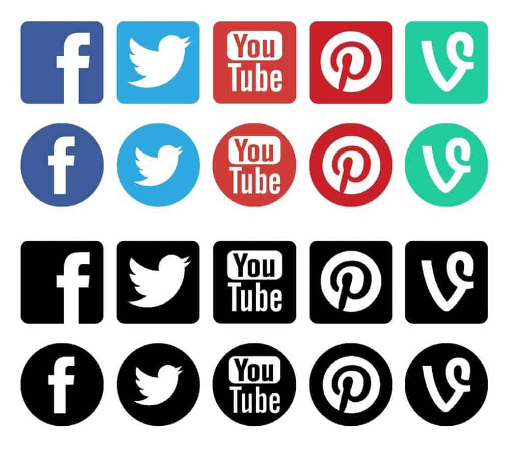Social Sharing Plugins Social Networks Icons