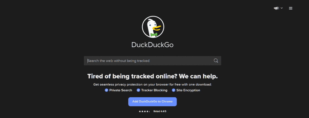 Alternative Search Engine Duckduckgo