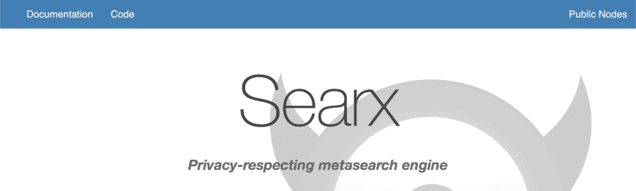 Alternative Search Engine Searx