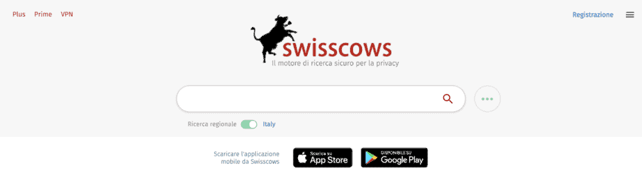 Alternative Search Engine Swisscows