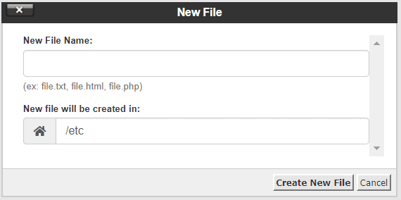 Create New File